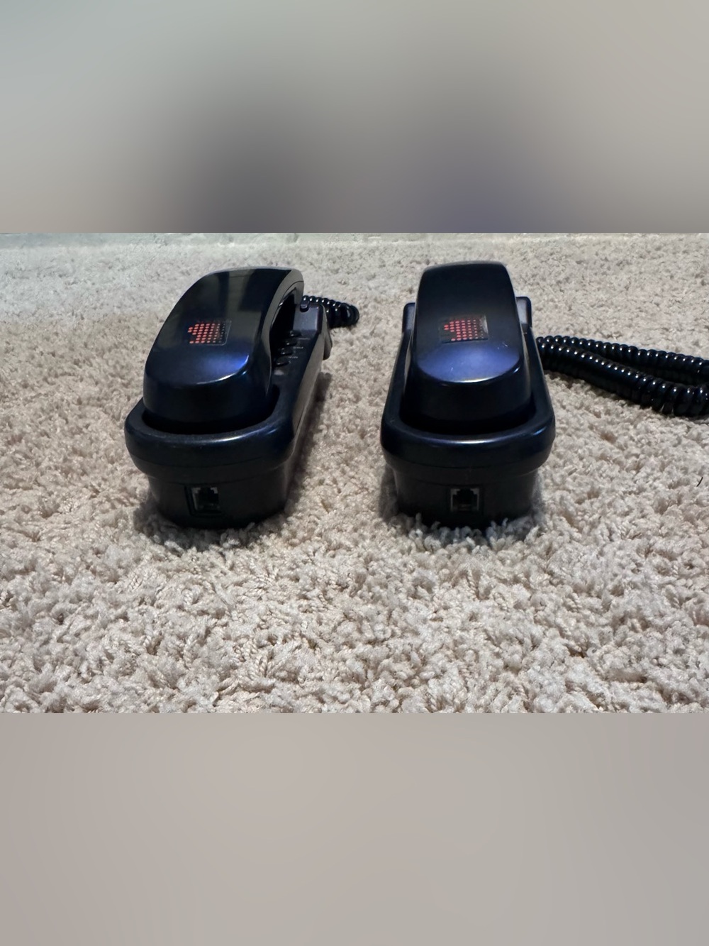 Vintage Sony Black Corded Wall Handset Phone - Picture 3 of 6